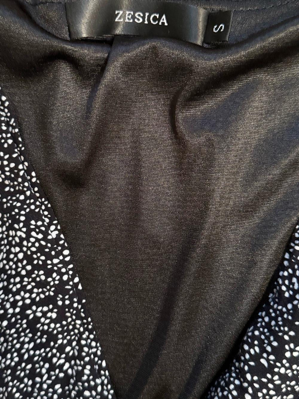 Black Floral Wrap Maxi Dress - small - Picture 7 of 9